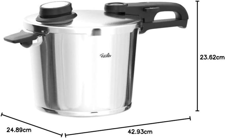 Produktbild Fissler Schnellkochtopf Duo-Set VITAVIT PREMIUM Version 2022 - 6 Liter + 3,5 Liter (22 cm, Pfannenset + Topfset, Edelstahl)