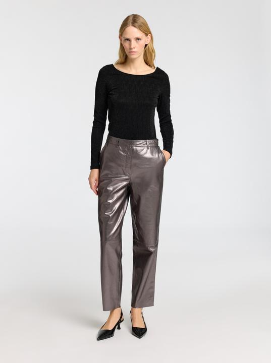 Actual product image Selected Femme Glitter top with long sleeves (S)