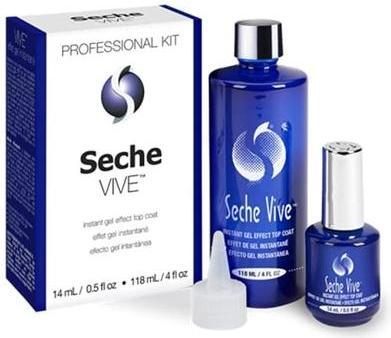 Produktbild NoName BEAUTY DIRECT Seche Vive Gel Top Coat Nagellack Langanhaltender Hochglanz Chip-Resistant (Hochglanz, Gel-Effekt Nagellack)