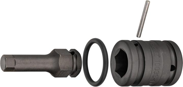 Produktbild HAZET Schlag-, Maschinenschrauber Schraubendreher-Steckschlüsseleinsatz 985S-19LG ∙ Vierkant12,5 mm… (19 mm)
