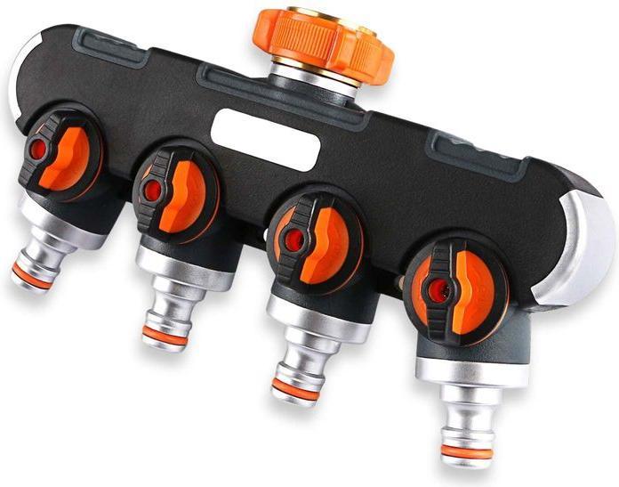 Produktbild Hermex 4-Wege-Wasserverteiler (4 Wege Verteiler, 19.05 mm)