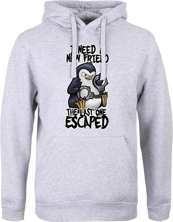 Produktbild Psycho Penguin I Need A New Friend Kapuzenpullover (XL)
