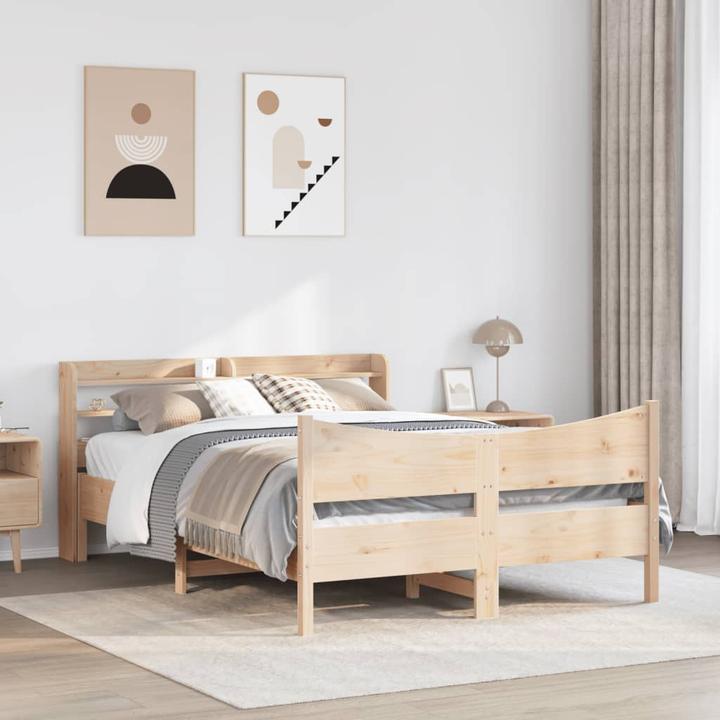 Produktbild vidaXL Bettrahmen (135 x 190 cm)