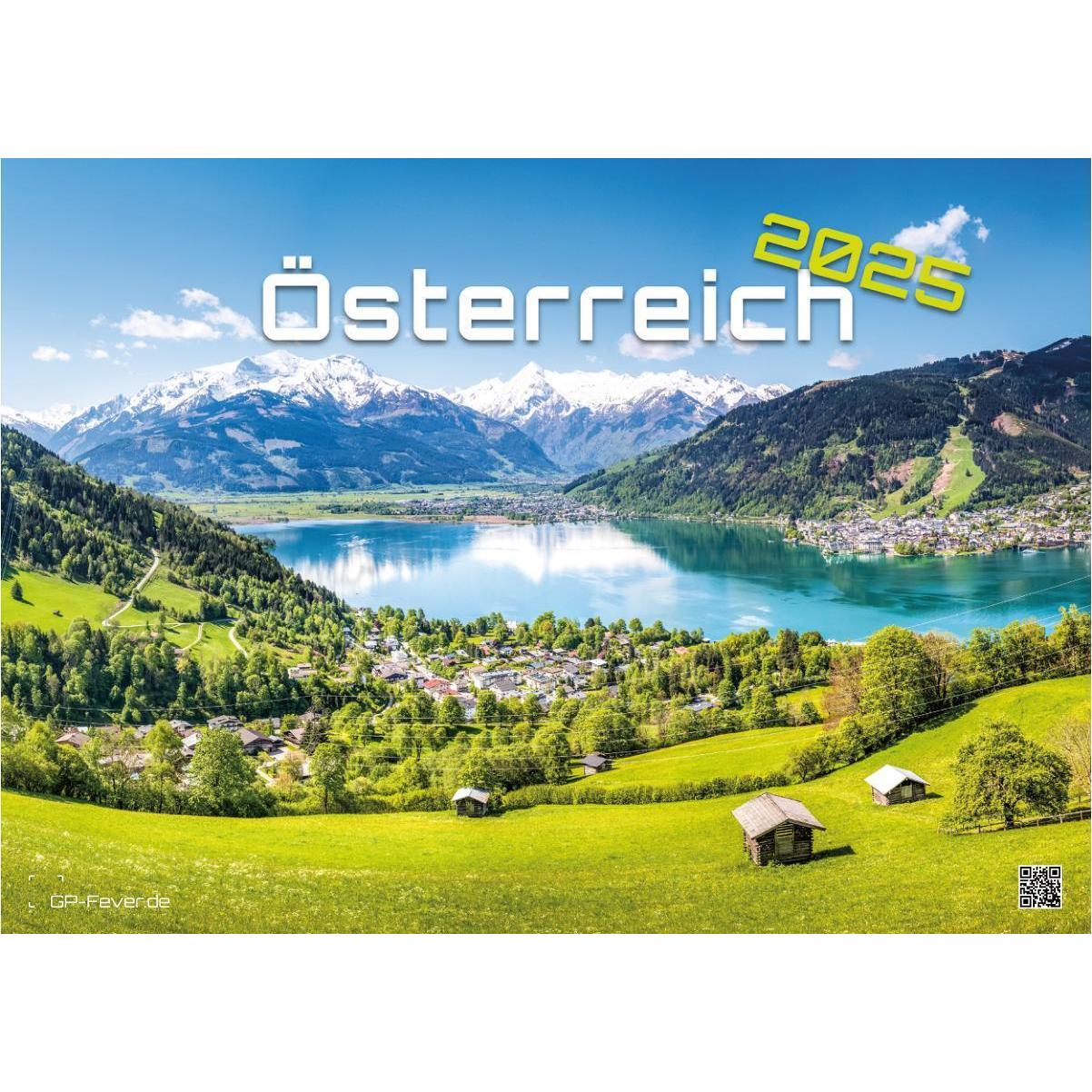 Thumbnail - GP Fever, Kalender, Österreich - 2025 - Kalender DIN A3 (A3, Harter Einband, Deutsch)