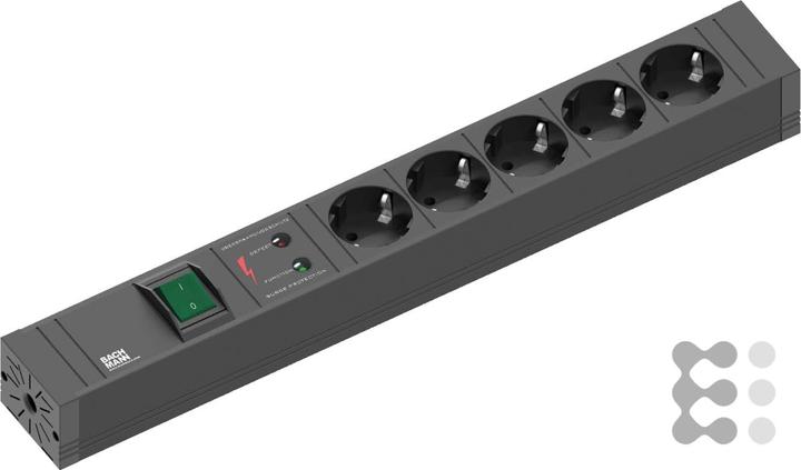 Actual product image Bachmann Power strip (5 x, CEE 7/3, 2 m)
