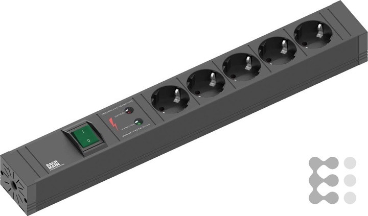Produktbild Bachmann Steckdosenleiste (5 x, CEE 7/3, 2 m)