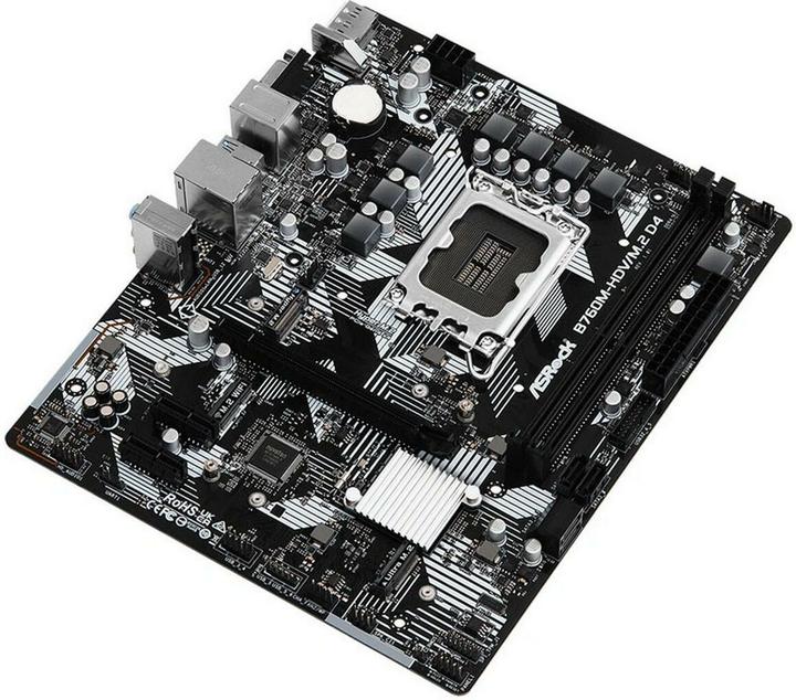 Image du produit AsRock B760M-HDV/M.2 D4 (LGA 1700, Intel B760, mATX)