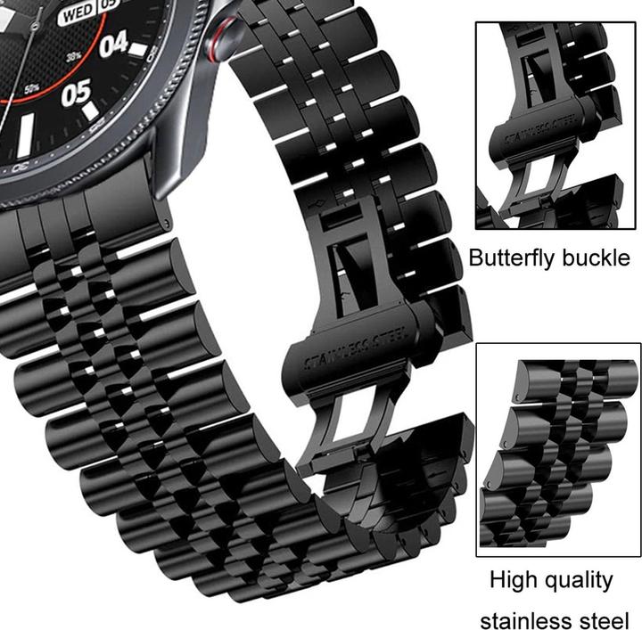 Image du produit Cadorabo Bracelet pour Samsung Galaxy Watch (20 mm, Acier inoxydable)