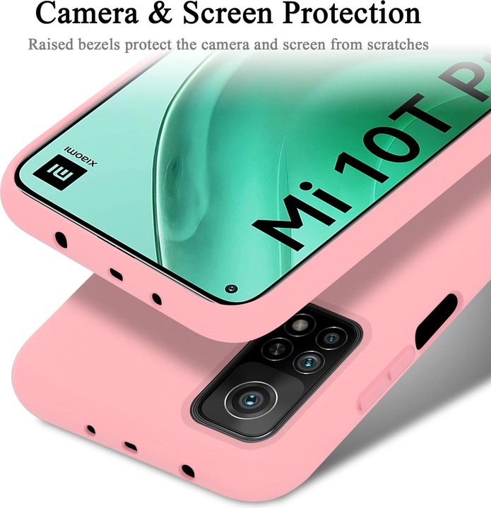 Actual product image Cadorabo TPU Liquid Silicone Case Cover (Mi 10T, Mi 10T Pro)