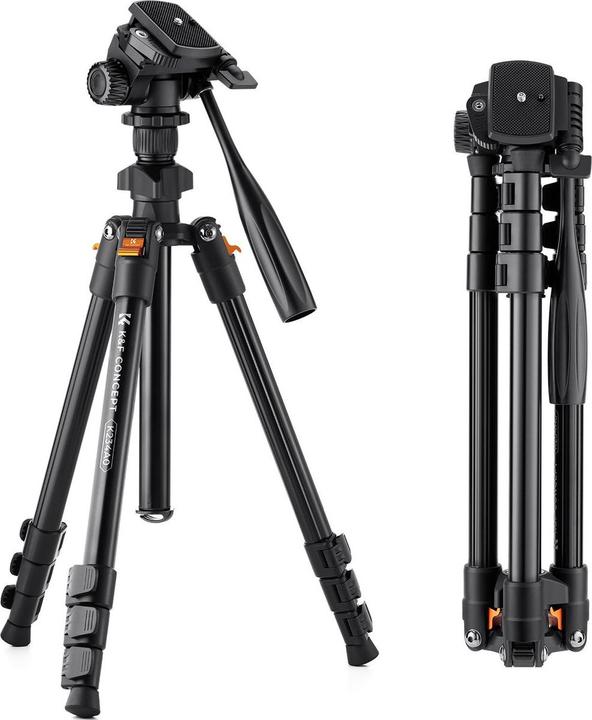 Image du produit K&F Concept Concept Tripod w/ Videohead (Métal)