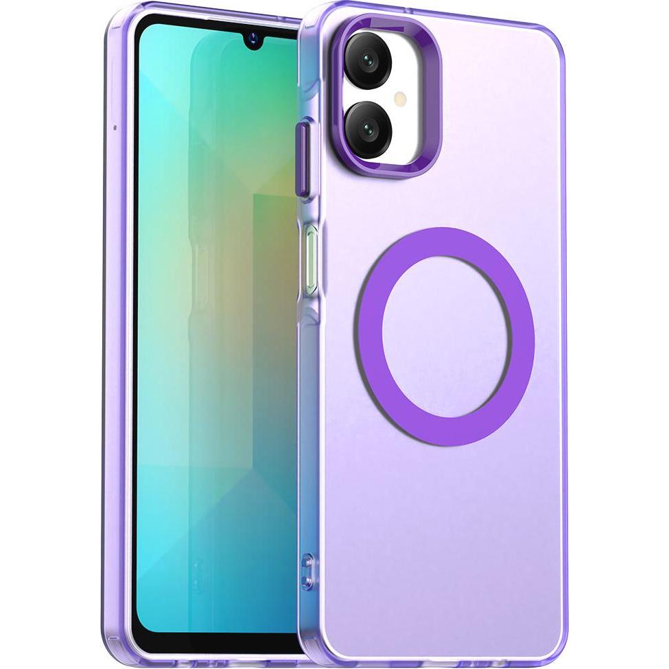 Techsuit - CandyCase MagSafe - Samsung Galaxy A06 - Purple (Samsung Galaxy A06), Cover smartphone, Viola