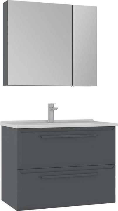 Produktbild Homitis Nuvola 80 v2 Bathroom Cabinet With Sink & Mirror Set (2 Pieces)