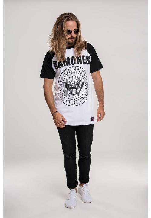 Immagine prodotto Mister Tee Maglietta Raglan dei Ramones Circle (S)
