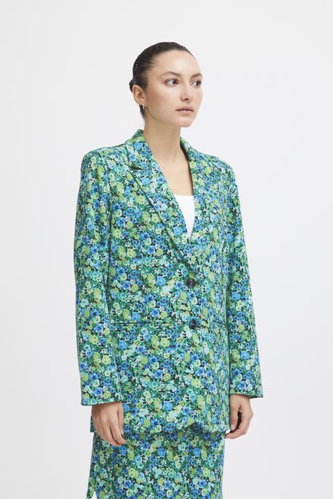 Actual product image Ichi IHKATE PRINT OVERSIZE BL 20120502 (L)