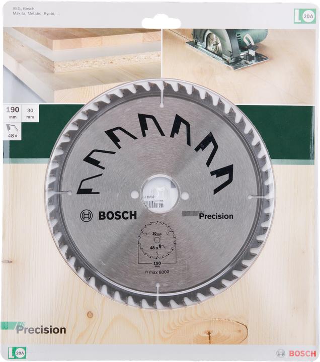 Productafbeelding Bosch Zubehör DIY KSB Precision 190x2x30 Z48