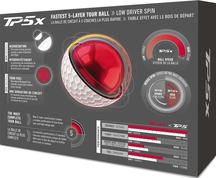 Produktbild Taylor Made TP5x (2026) Golfbälle