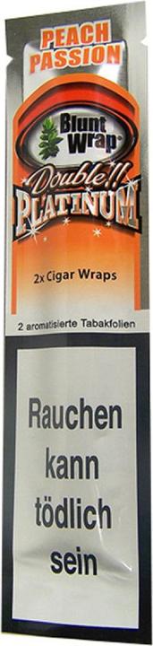 Blunt Wraps Double Platinum Peach Passion 2 in 1