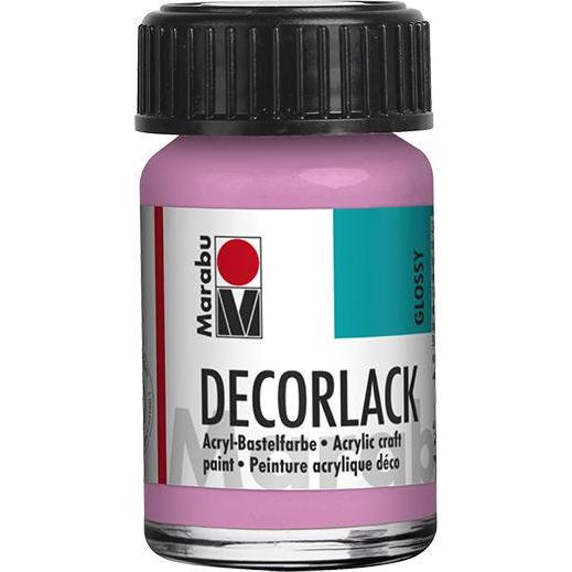 Thumbnail - Marabu, Künstlerfarbe + Bastelfarbe, Acryllack "Decorlack", pink, 15 ml, im Glas (Pink, 15 ml)