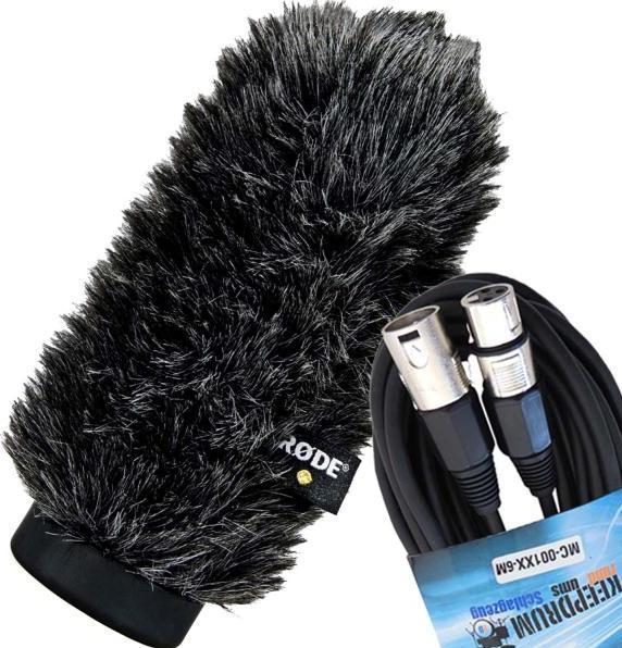 Produktbild RØDE WS6 Windschutz mit Mikrofonkabel (Fell)