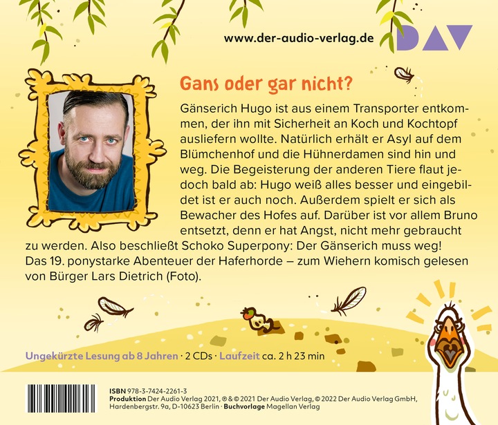 Produktbild Die Haferhorde – Teil 19: Gans schön gefährlich! (Suza Kolb, Bürger Lars Dietrich, Sabine Stiepani, Nina Dulleck, Deutsch)