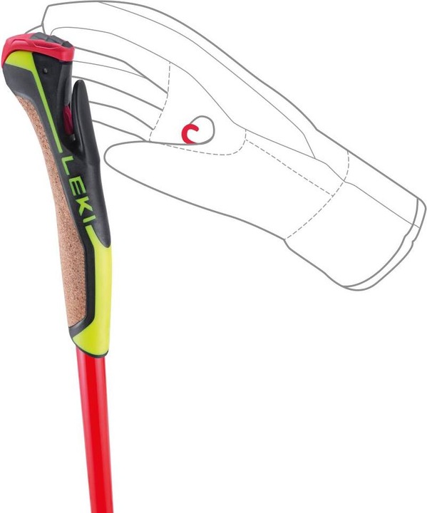 Actual product image Leki HRC Marathon cross-country poles (160 cm)