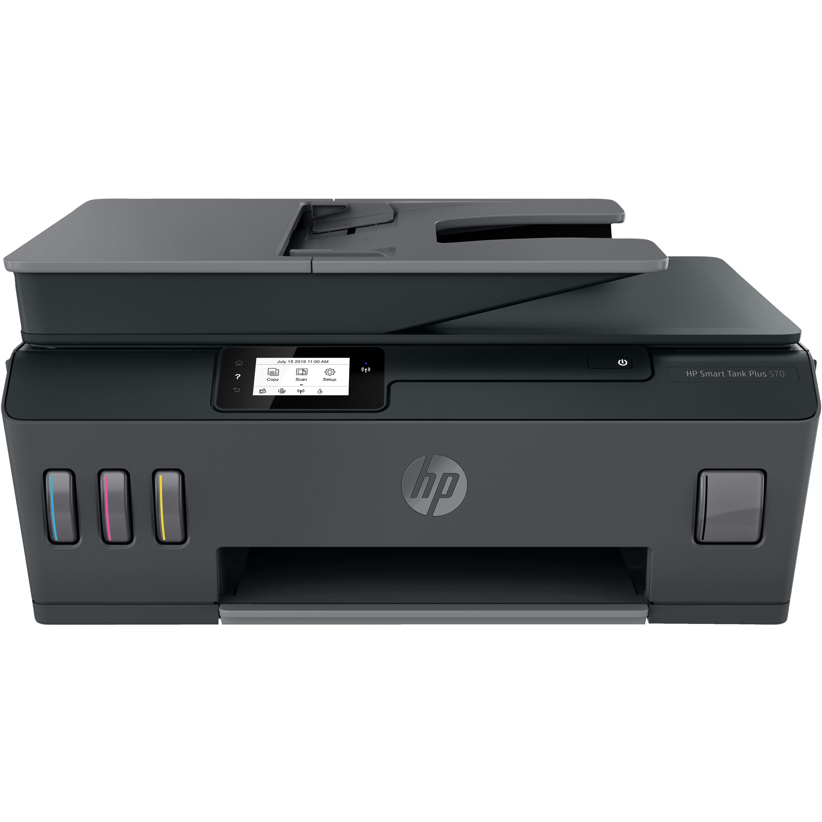 HP Smart Tank Plus 570 (Tintentank, Farbe), Drucker, Schwarz