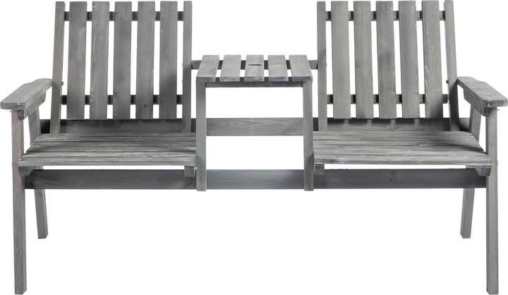 Image du produit Outsunny Banc de jardin avec table