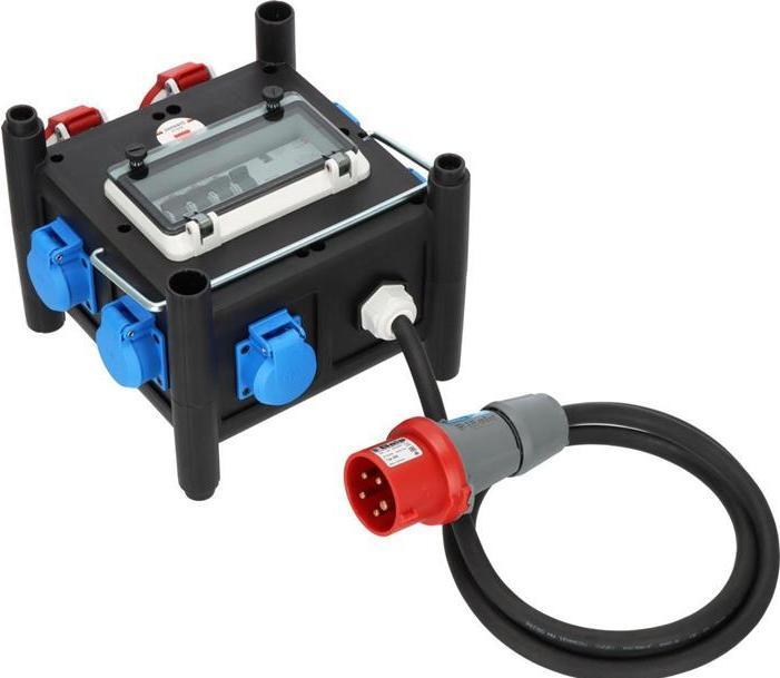 Actual product image Brennenstuhl Rubber power distributor (7x, CEE 7/3)