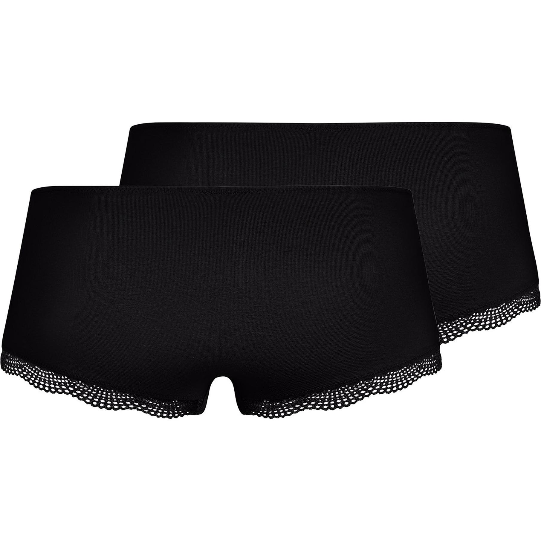 Thumbnail - Skiny, Damen, Unterhosen, Panty Casual Bequem sitzend Classic Cotton, Schwarz, (L, 2er Pack)