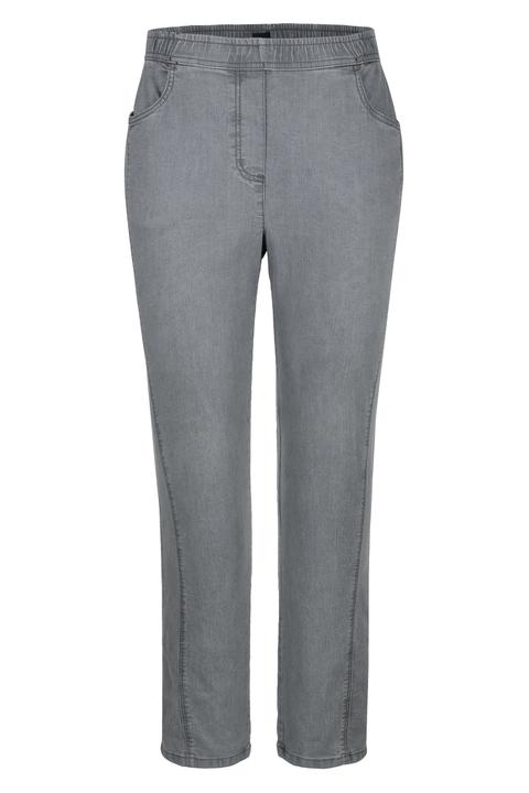 Actual product image Meyermode Jeans, Slim Fit, Ziernaht, 4-Pocket, Elastikbund (Frequency band 38 (2600 MHz))