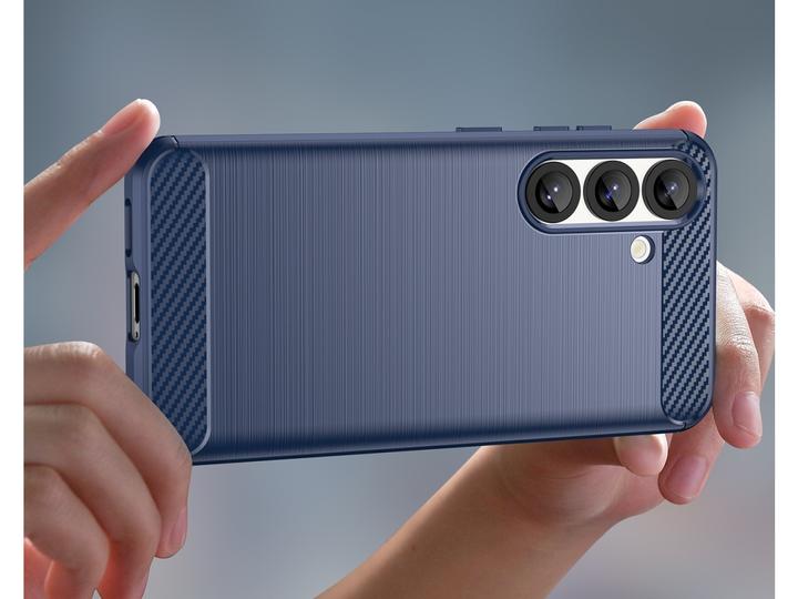 Produktbild Screenguard Carbon Brushed Soft TPU Hülle (Samsung Galaxy S25)
