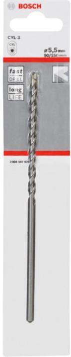 Actual product image Bosch Professional Zubehör Concrete drill CYL-3, 5.5 x 90 x 150 mm, d 4.5 mm, 1-pack (4.5 mm)