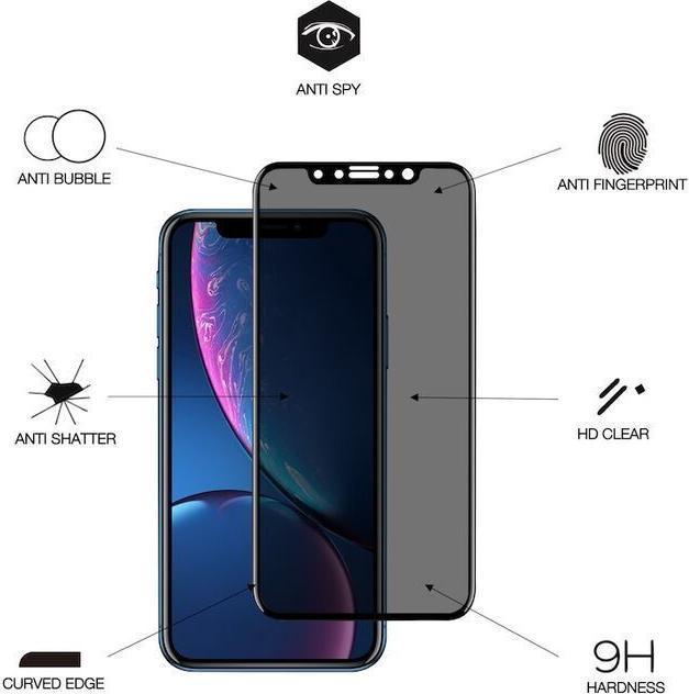 Actual product image Woodcessories Premium Glass Privacy (1 pcs., Apple iPhone 11, Apple iPhone XR)