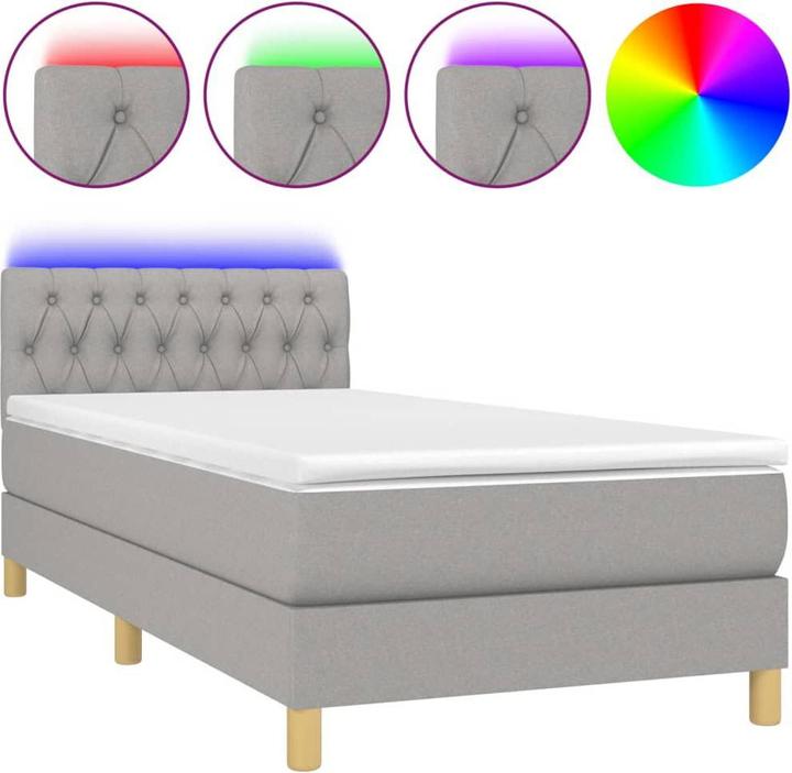 Actual product image vidaXL Boxspringbett (90 x 200 cm)
