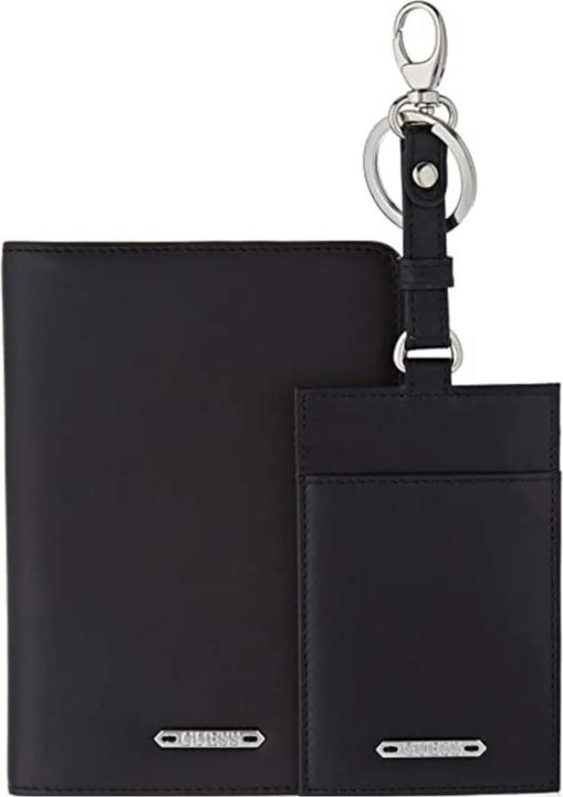 Guess Tyler, Polyurethane, Textile Bag, Passport & Badge Holder, Beige, Un