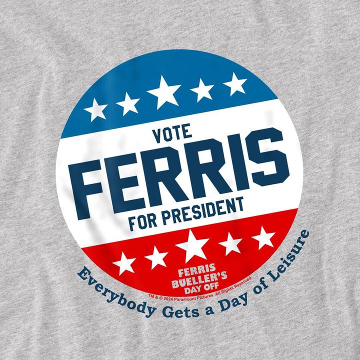 Produktbild Ferris Bueller´s Day Off Ferris Bueller's Day Off Vote Ferris For President TShirt