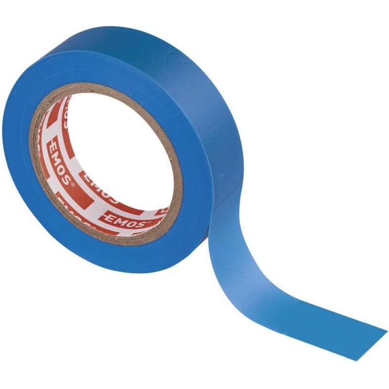 Emos, Klebeband, Isolierband PVC 15mm/10m Blau, 10 Stk. (15 mm)