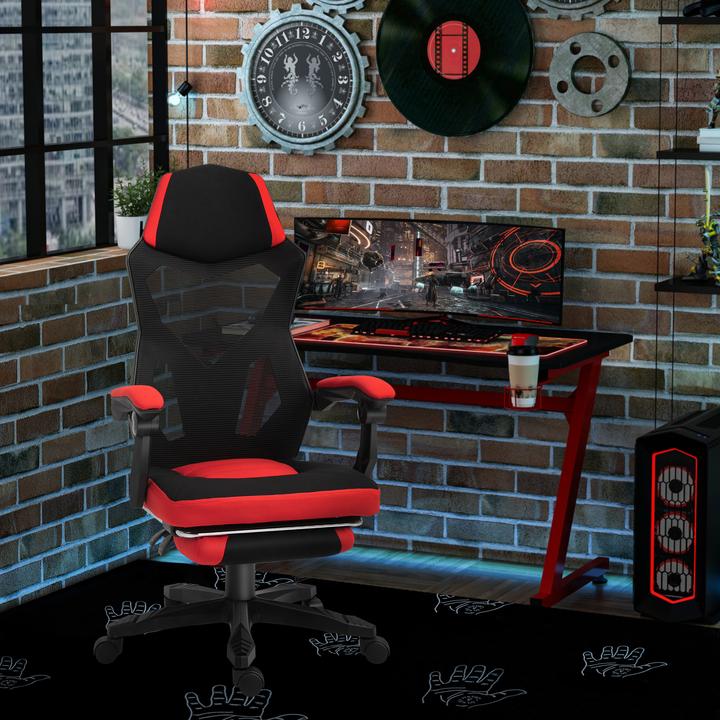 Image du produit Vinsetto Chaise de jeu avec repose-pieds