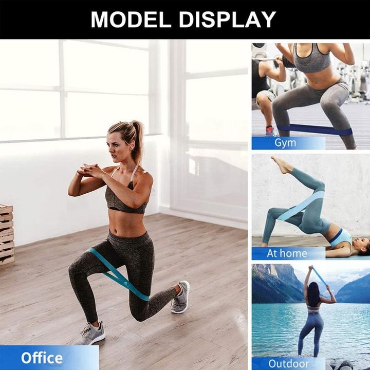 Actual product image Cbx Fitnessband, Widerstandsbänder, Resistance Bands, Gymnastikband, 5 Stück (0.30 m, Medium)