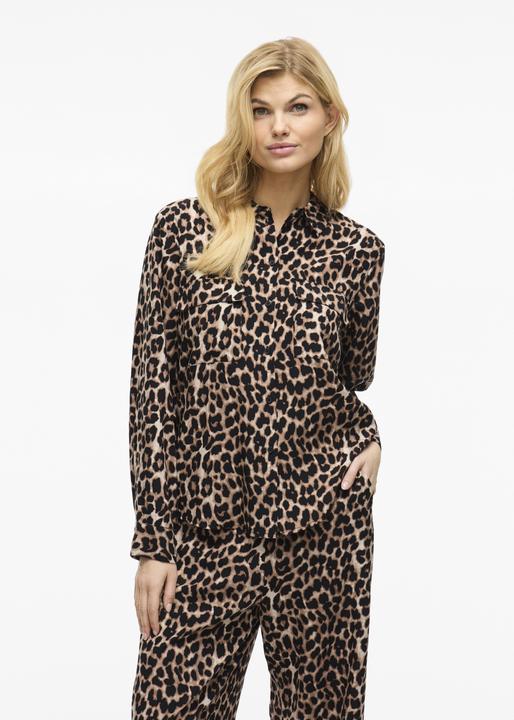 Actual product image Vila VILIOPANA Leoprint Hemd (42)
