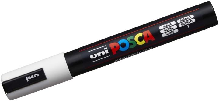 Actual product image Posca Medium marker PC-5M (White, 2.50 mm, 1 x)