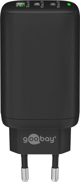 Immagine prodotto Goobay Caricatore rapido USB-C PD a 3 porte 65 W nero (65 W)