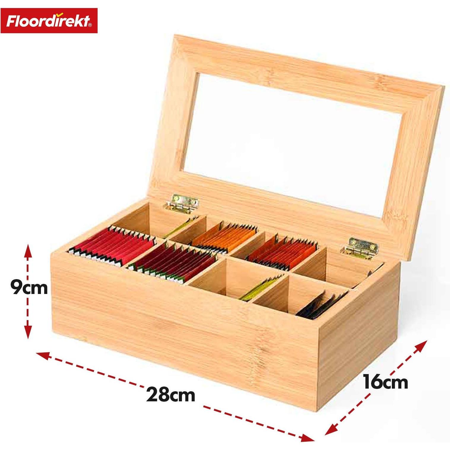 Thumbnail - Floordirekt, Regal, Bambus-Teebox