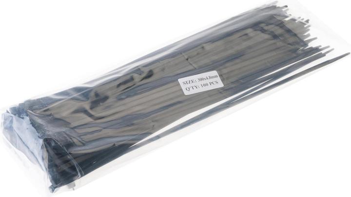 Actual product image VR-Technics Cable tie detachable 300 X 4.8, 100 pieces (Plastic cable ties, 300 mm, 100 pcs.)