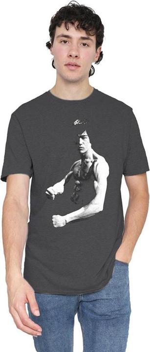 Produktbild Bruce Lee Stance TShirt meliert (S)