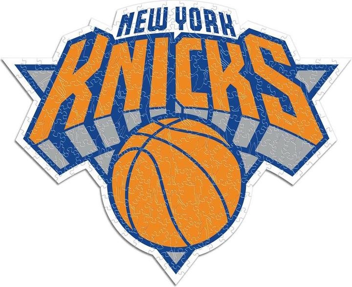 Actual product image Iconic NBA - New York Knicks - Logo - Wooden Puzzle Size S (150 pieces) (150 pieces)
