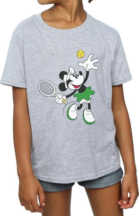 Actual product image Disney Girls Minnie Mouse Tennis Cotton T-Shirt (140, 146)