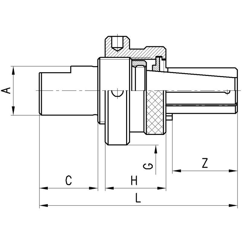 Röhm, Drehmaschine, Grunddorn MZB