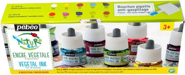 Actual product image Pebeo Plant Ink 5x45ml Supplement. (45 ml)