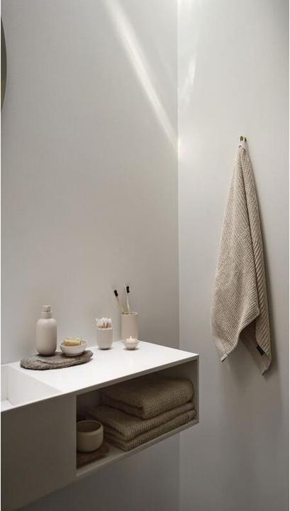 Produktbild Zone Denmark Zahnputzbecher Sensu Sand, Detailfarbe: Sand (8.5 x 8.5 x 11 cm)